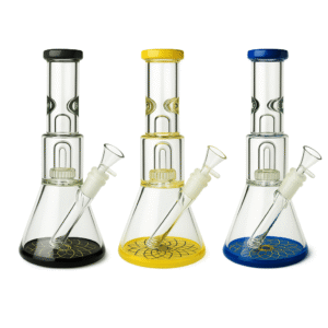 Ice Bong 26cm Mandala Vidro Duplo Bowlpercolator Ovni Grosso