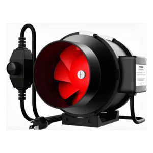 Exaustor Axial Inline VIVOSUN Turbomax com Dimmer – 100 mm | 150 mm | 200 mm – Cultivo Indoor