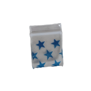 Kit Ziplock Estrela Transparente 1,6×1,6cm – 100 Unidades