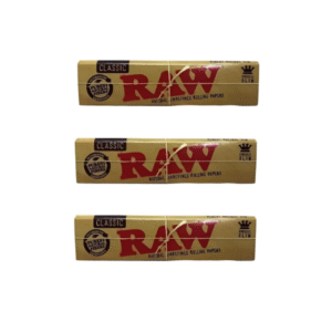 Kit 3 Livretos De Seda Raw Classica Original King Size