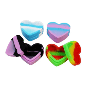 Slick De Silicone Coração 2ml 3 Unidades