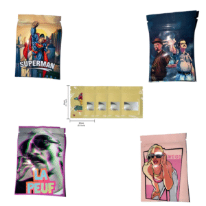 Kit 10 Ziplocks Tematico Gta 7x10cm Armazenamento Grow