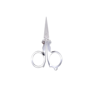 Tesoura Aço Dobrável Retrátil Afiada Tesourinha Trimming