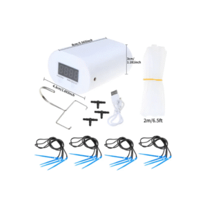 Sistema de Irrigação Automática com Bomba Timer – 4, 8 ou 16 Gotejadores