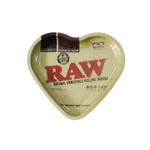 Bandeja Raw Metal Coração Curva Classic Black Roll