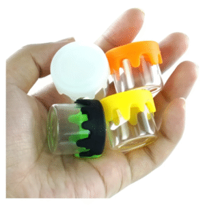 5 Slicks Silicone 6 Ml Derretido Transparente Dab Extração