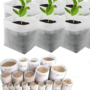 50 Vasos Biodegradáveis para Mudas – Transplante Direto no Solo | Cultivo Sustentável