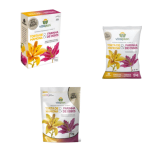 Fertilizante Torta de Mamona + Farinha de Osso (1kg ou 1,8kg) Vitaplan