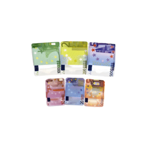 Kit Ziplocks Notas Euro com Lacre (10 ou 50 Unidades)