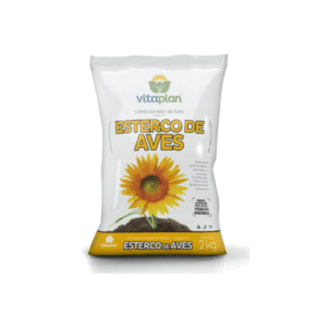 Fertilizante Orgânico Esterco de Aves Vitaplan 2kg ou 5kg – Nutrição Completa e Natural para Suas Plantas