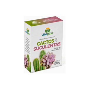 Adubo Fertilizante para Cactos e Suculentas Vitaplan 150 g – Nutrição Equilibrada para Crescimento Saudável
