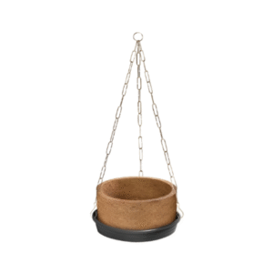 Vasos Suspensos de Fibra de Coco Nutriplan e Vitaplan – Com Prato e Corrente