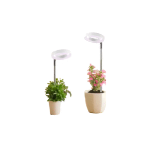 Lâmpada de Crescimento Regulável para Vasos 10W – Luz do Dia com Pescoço Articulável (16 a 64cm)