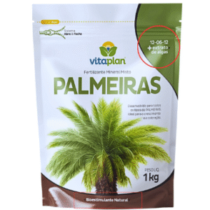 Adubo Fertilizante para Palmeiras – Crescimento e Plantio – 1kg