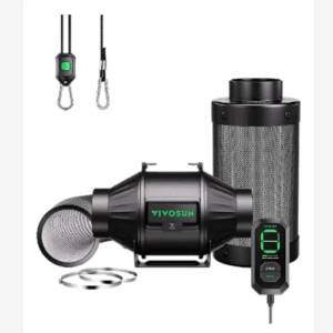 Kit De Exaustão 100mm Filtro Smart Black Exaustor Aerozesh