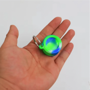 Slick De Silicone Com Chaveiro Multicor Para Armazenamento