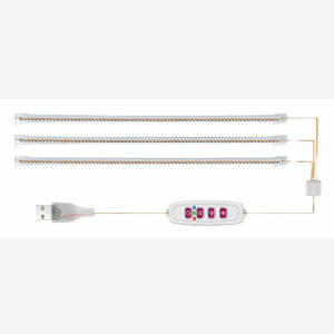 3 Barras Luminosas 100w 50cm Hidropônica Indoor Grow