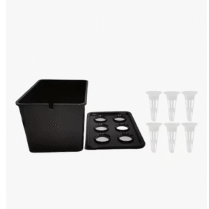 Kit Completo Caixa Hidroponia 6 Celulas + Copos Sem Bomba