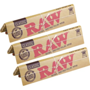 Kit 3 Pacotes Papeis Raw Papel King Size 110x44mm