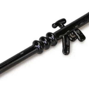 Piteira Vidro Ak47 Black Alongador Cigarreira Premium 11x6cm