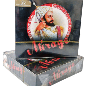 Seda Mirage Preta Black Caixa Com 20 Un King Size Slim