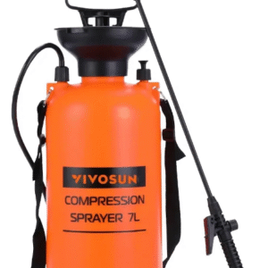 Pulverizador Manual Vivosun 7L Laranja Bico Ajustável e Alça Ergonômica