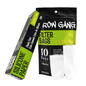 Kit Extração Rosin Papel Silicone Dupla Face + 10 Filter Bag