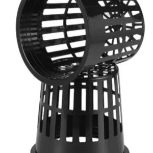 Kit 10 Potinhos Flexíveis Vaso Hidroponia Preto 55mm Cultivo