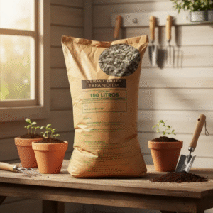 Vermiculita Variações - Expandida Media Cultivo Grow Indoor Litros