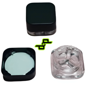 Slick De Vidro Hermético 9ml 3 Divisor Partes Ervas Extração