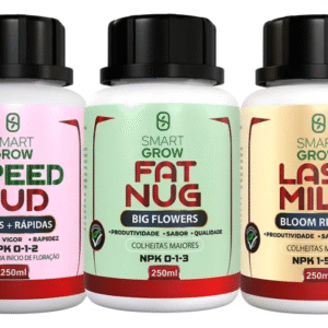 Kit Floração 3x250ml Fat Nug Speed Bud Fast Mile Mineral