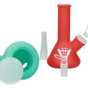 Bong 13cm Silicone Bowl De Vidro Portátil Ar Livre Narguile