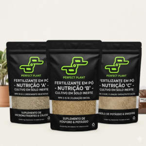 Fertilizante Mineral Pó A-B-C Solo Inerte Perfectplant Variações 0,5 KG / 1 KG / 2,3 KG / 6 KG