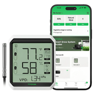 Controlador Vivosun Thb1s Termohigrômetro Interior Bluetooth
