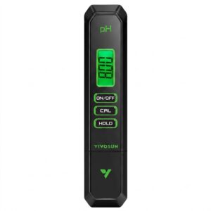 Medidor De Ph Portatil Digital Tipo Caneta Vivosun - Indica